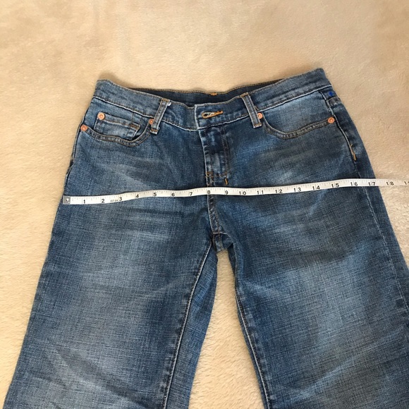 Willi Smith Wide Leg Blue Jeans - Size 4 - Picture 8 of 11